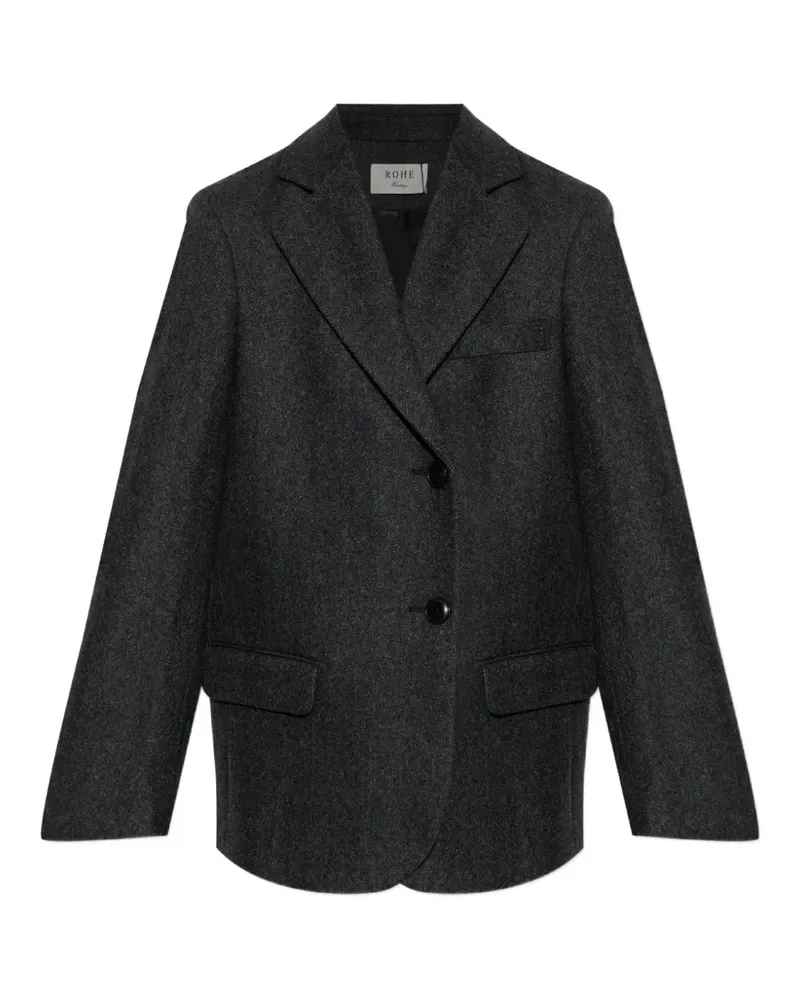 Róhe double-breasted herringbone blazer - Grau Grau