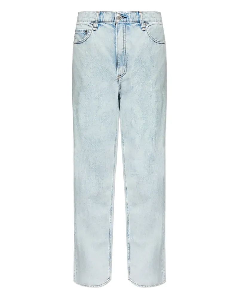 Rag & Bone logo-patch jeans - Blau Blau