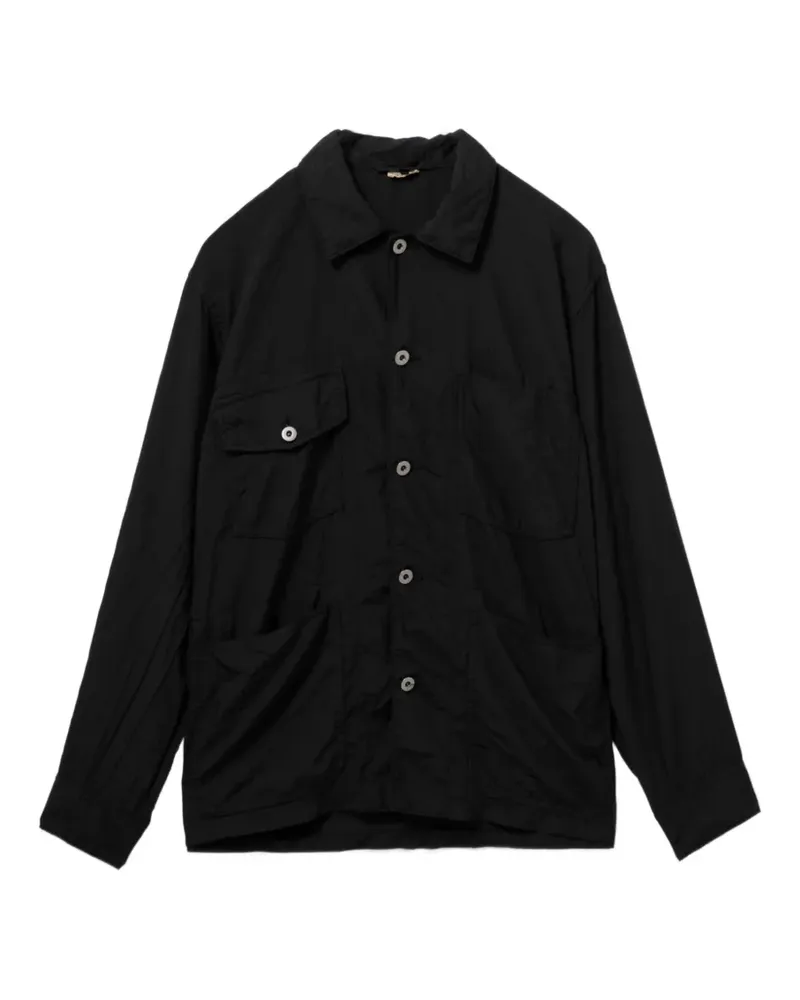 Comme des Garçons Langärmeliges Hemd - Schwarz Schwarz
