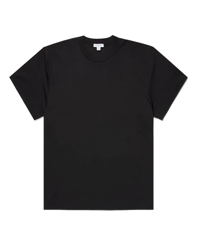 Sunspel Classic T-Shirt - Schwarz Schwarz