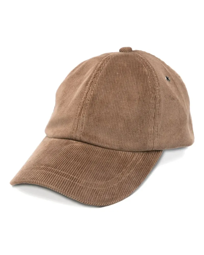Paul Smith Baseballkappe aus Cord - Braun Braun
