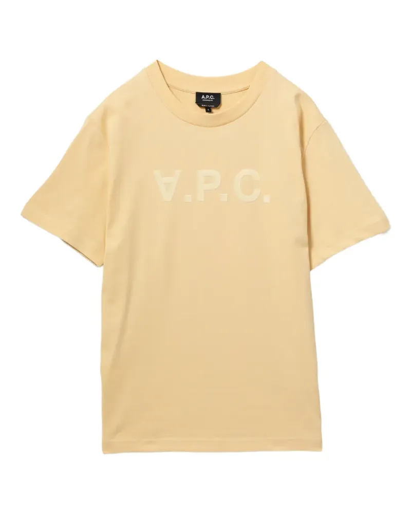 A.P.C. Großes VPC T-Shirt - Gelb Gelb