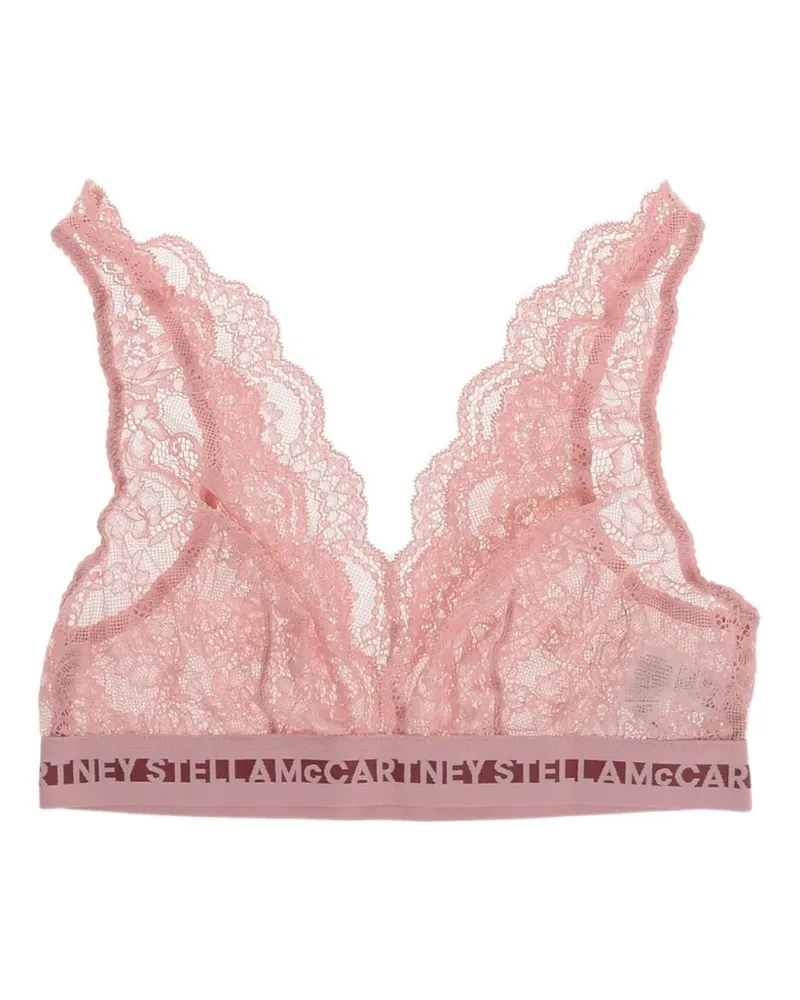 Stella McCartney BH mit Logo - Rosa Rosa