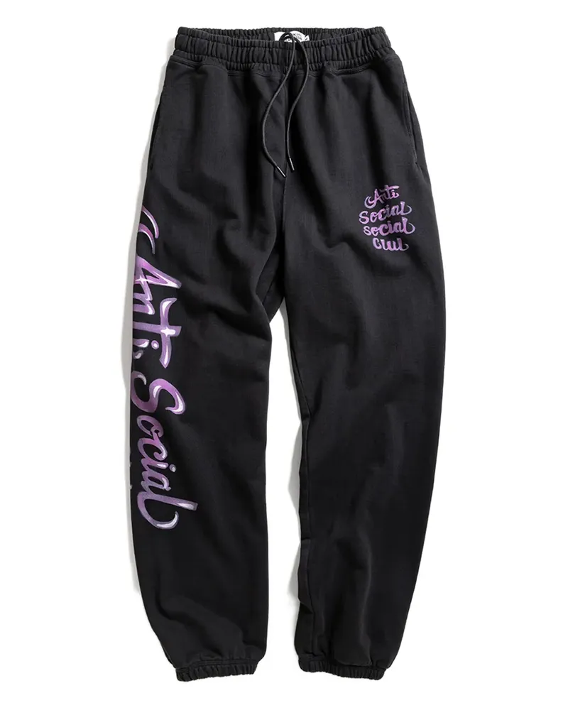 Anti Social Social Club drawstring-waist track pants - Schwarz Schwarz