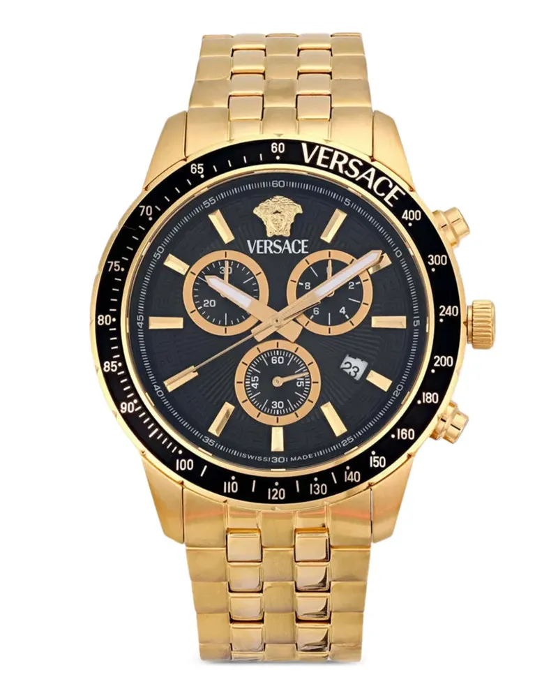 Versace chronograph 44mm watch - Schwarz Schwarz