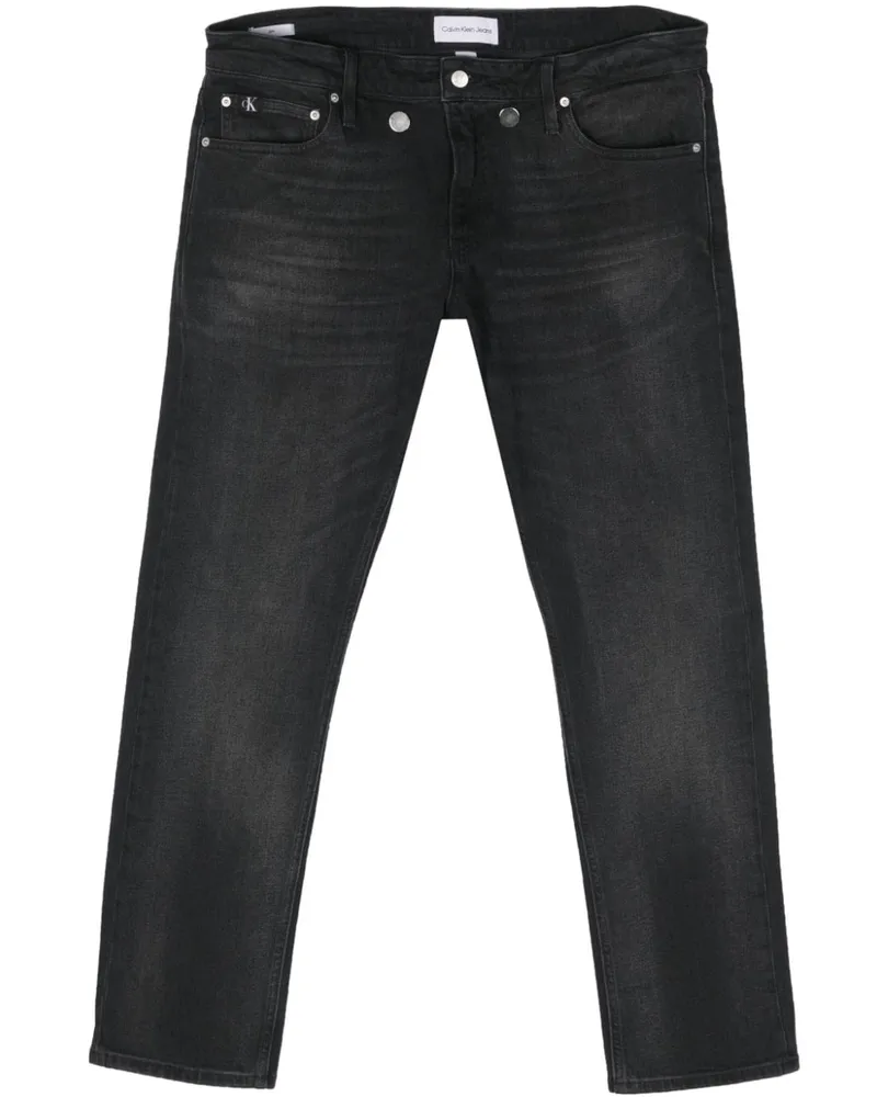 Calvin Klein Tief sitzende Jeans - Schwarz Schwarz