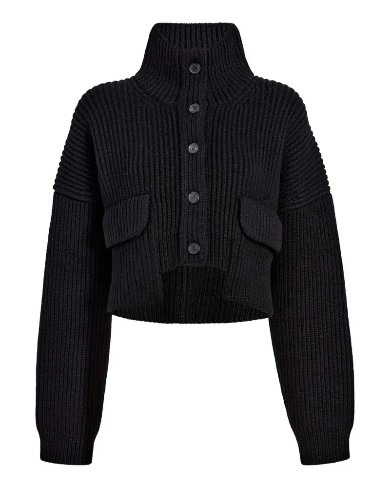 KHAITE Eita Cardigan - Schwarz Schwarz