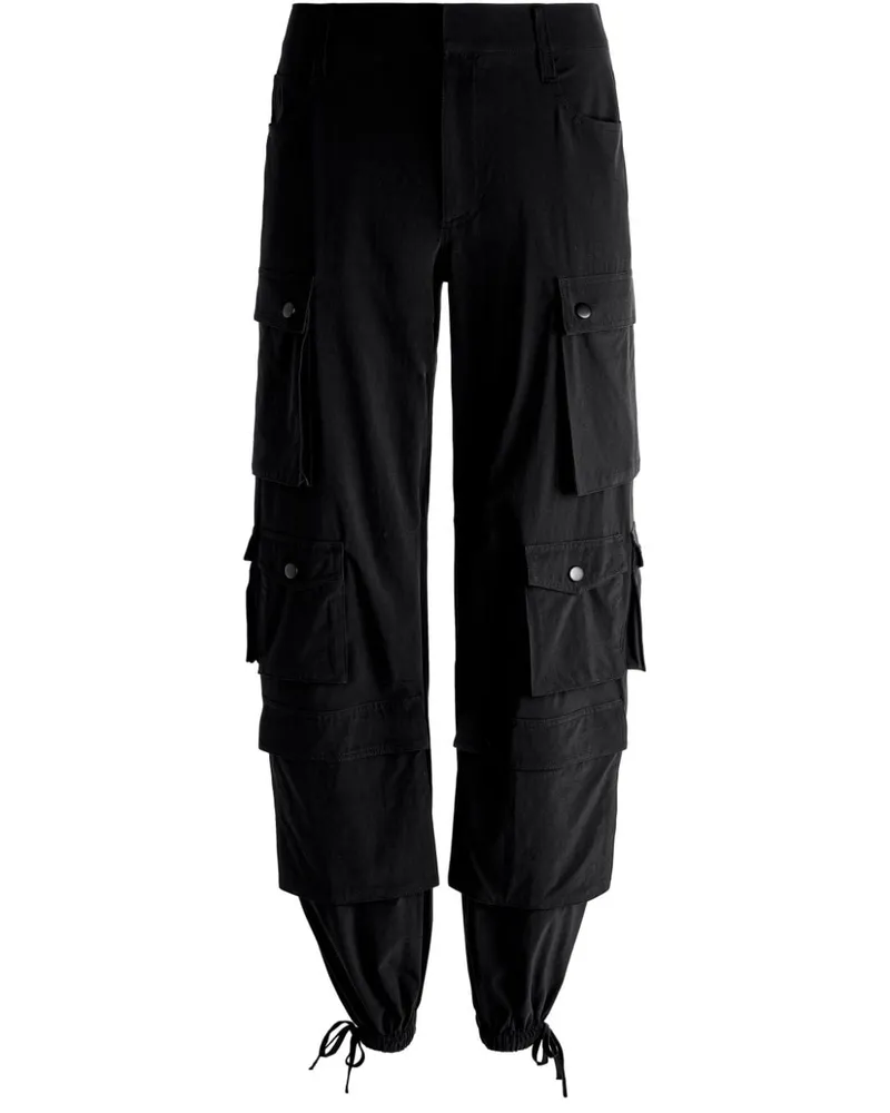 Alice + Olivia Olympia Cargohose - Schwarz Schwarz
