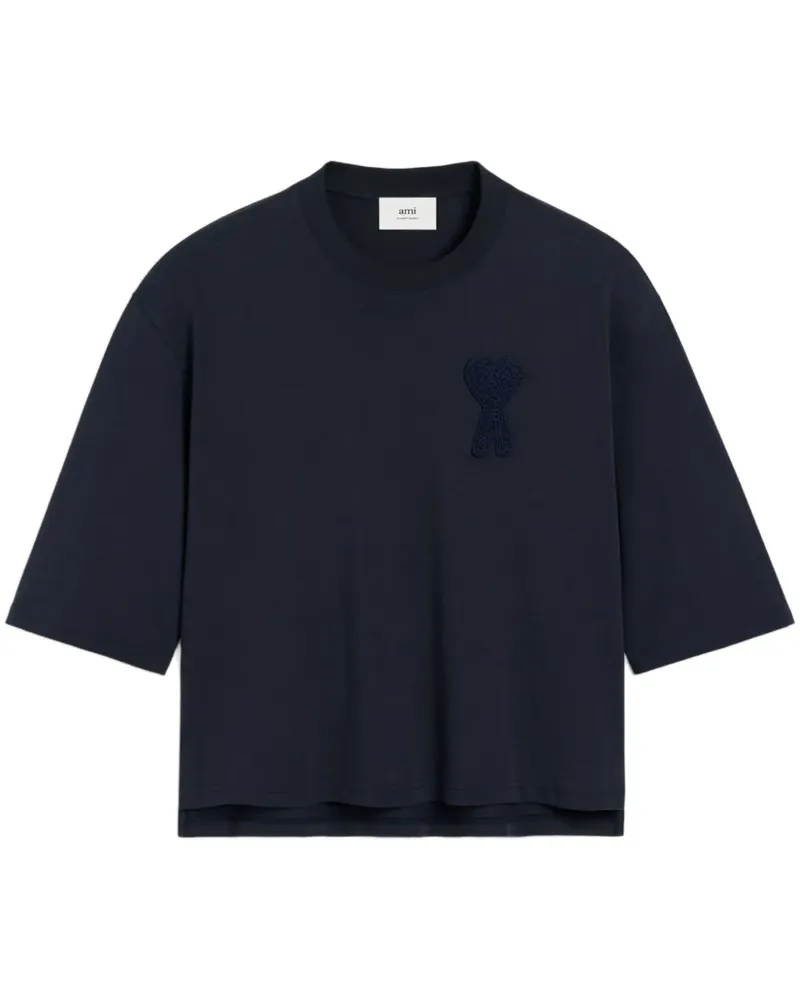 AMI Paris Ami de Coeur T-Shirt - Blau Blau