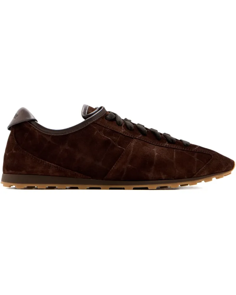 Jacquemus Tennis Sneakers aus Wildleder - Braun Braun