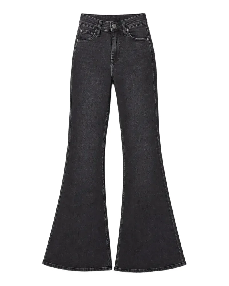 Frame Denim high-waisted flared-leg jeans - Schwarz Schwarz