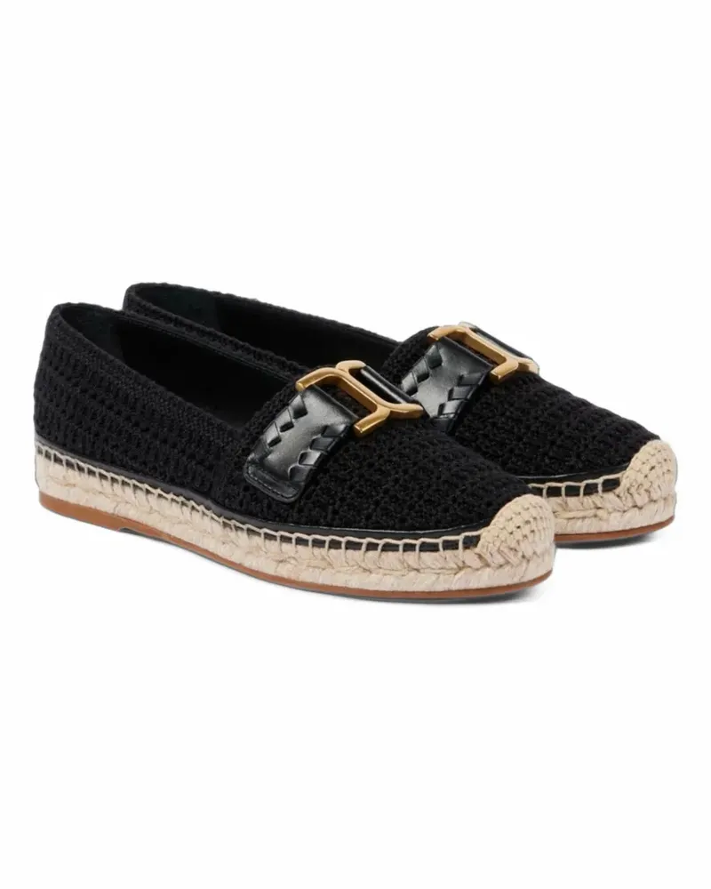 Chloé Marcie crochet espadrilles - Schwarz Schwarz