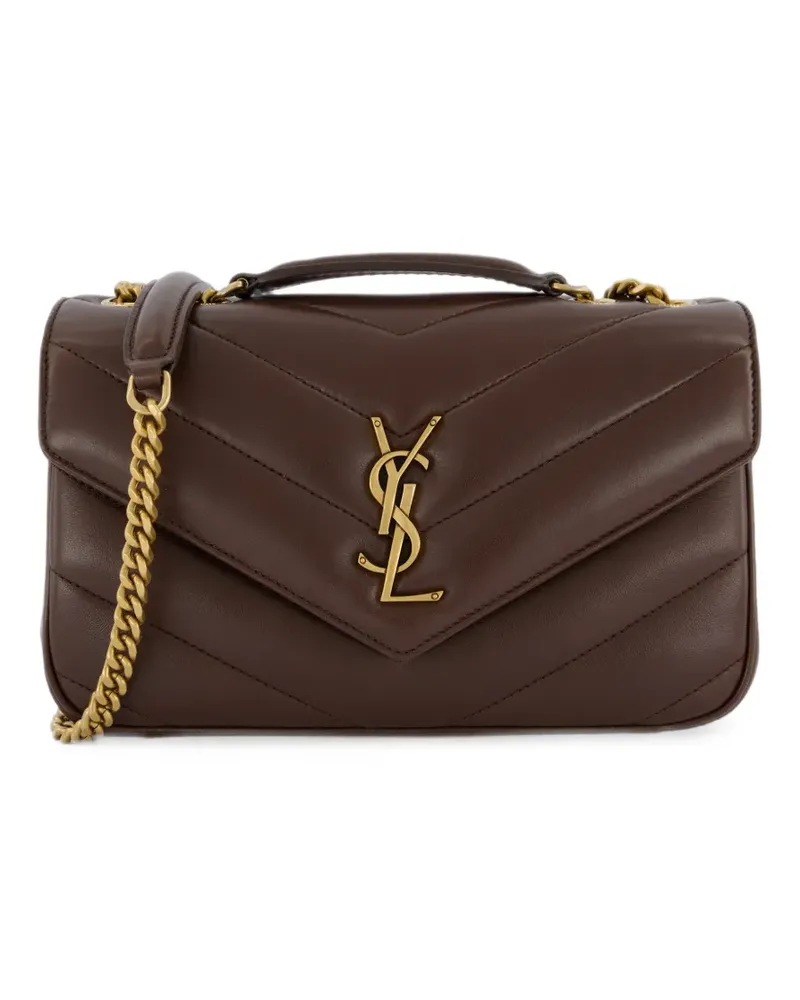 Saint Laurent Kleine Loulou Schultertasche - Grün Grün