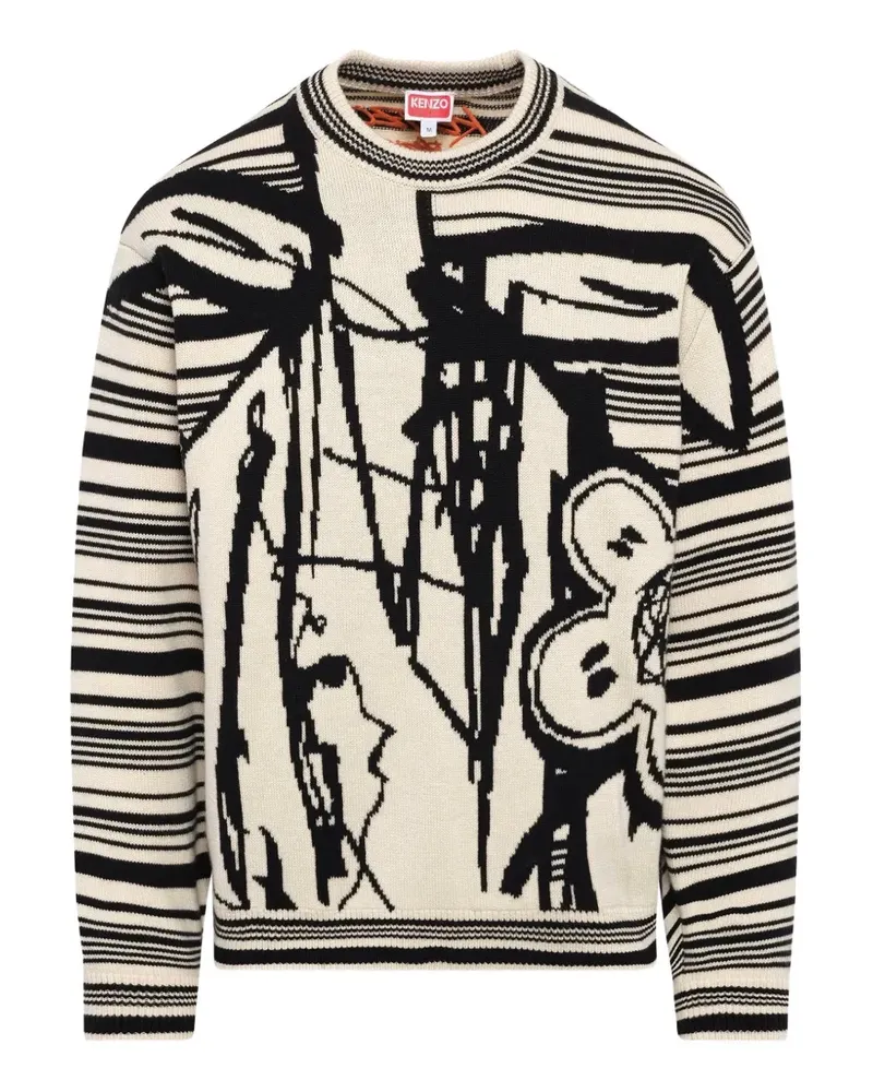 Kenzo x Futura 2000 graphic-print sweatshirt - Weiß Weiß