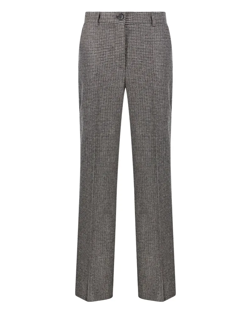 P.A.R.O.S.H. P.A.R.O H. Hose mit Hahnentrittmuster - Braun Braun