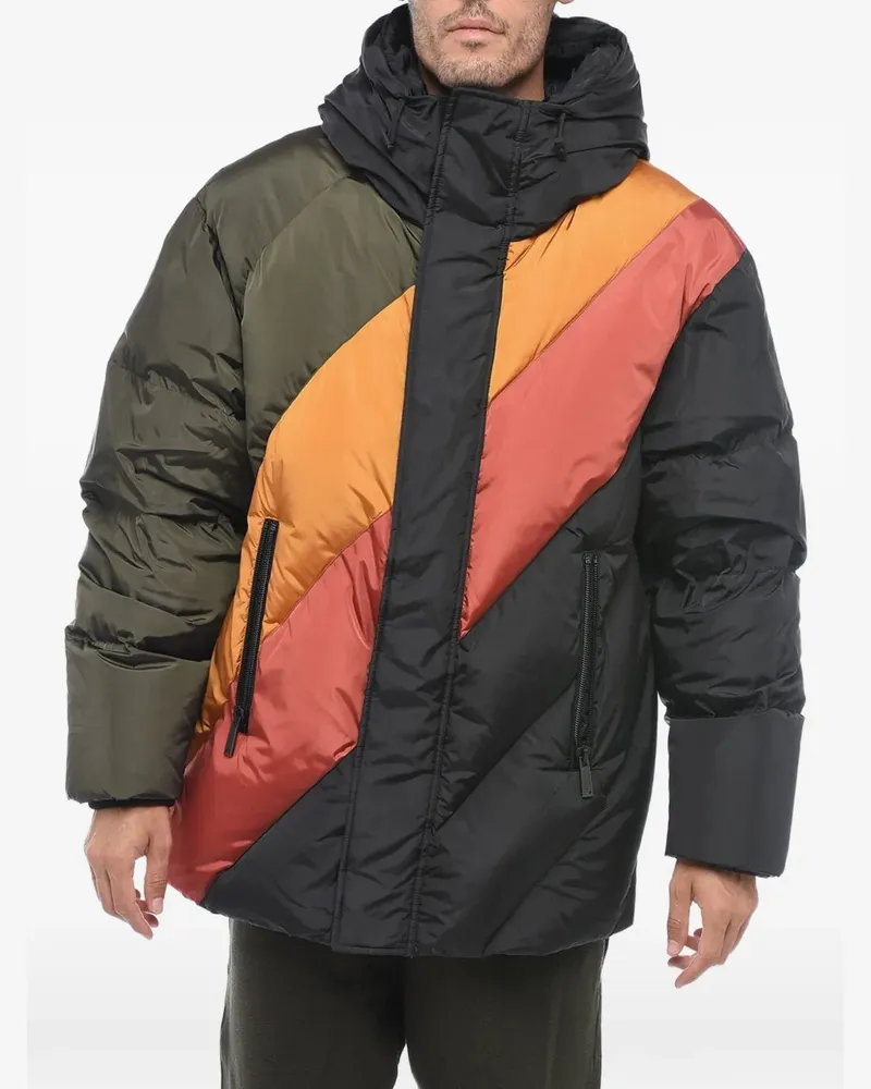 Dsquared2 quilted hooded jacket - Schwarz Schwarz