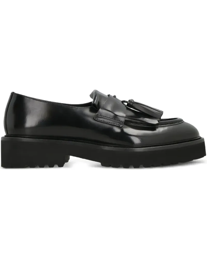 Doucal´s Penny-Loafer mit Quasten - Schwarz Schwarz