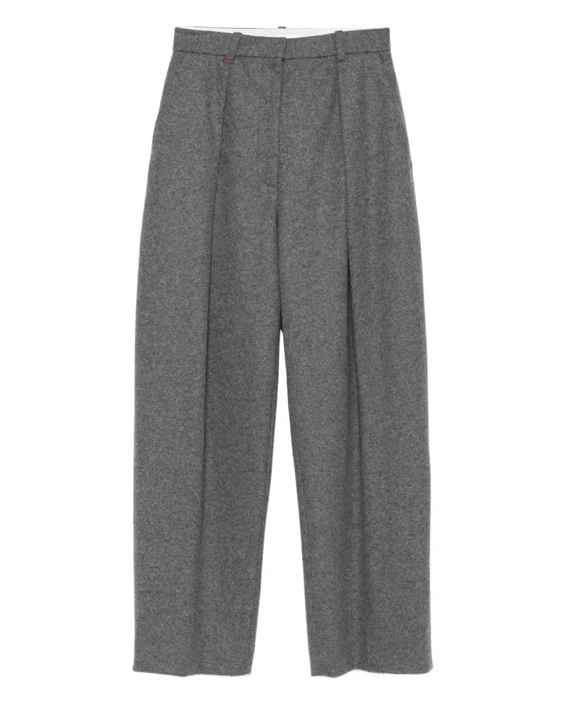 Victoria Beckham pleated trousers - Grau Grau