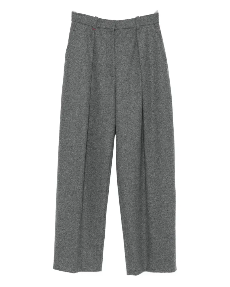 Victoria Beckham pleated trousers - Grau Grau