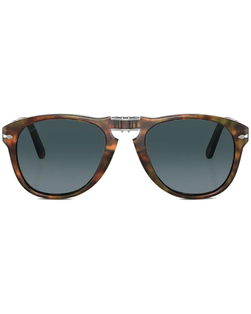Persol Runde Steve McQueen Sonnenbrille - Grün Grün