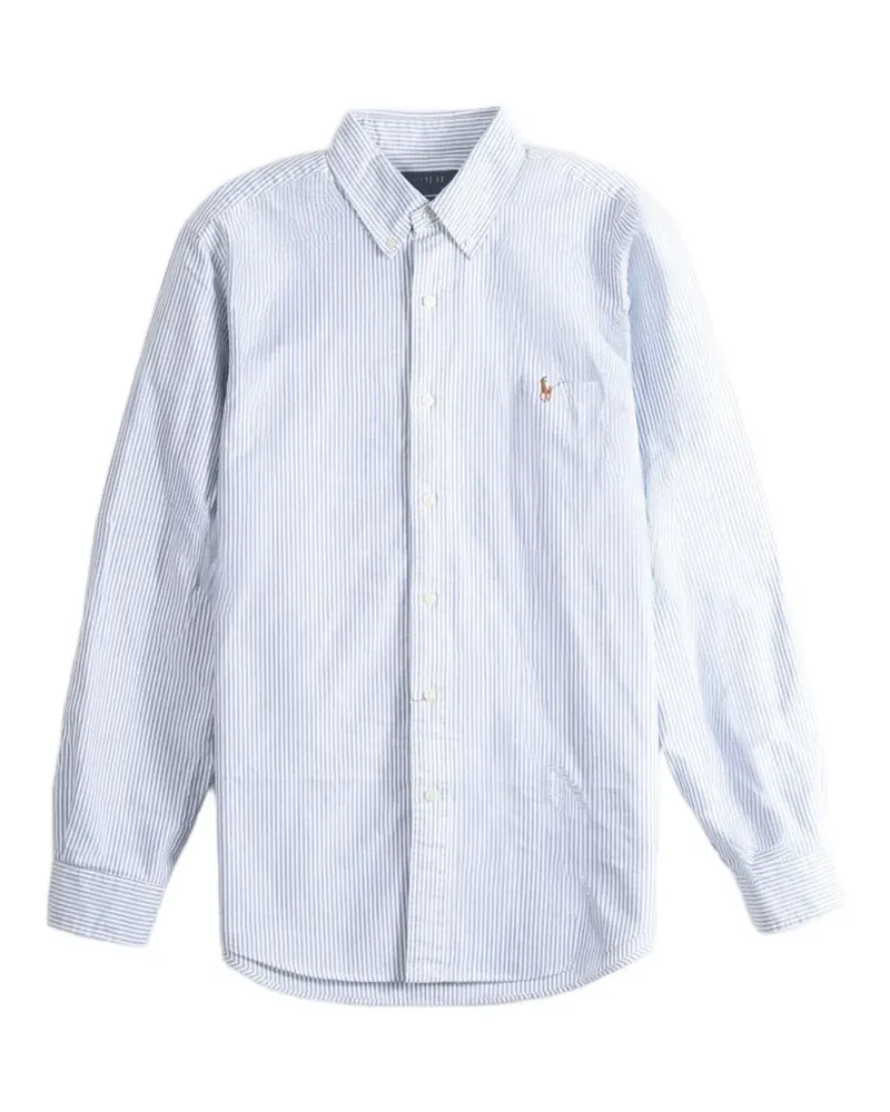 Ralph Lauren Gestreiftes Hemd - Weiß Weiß