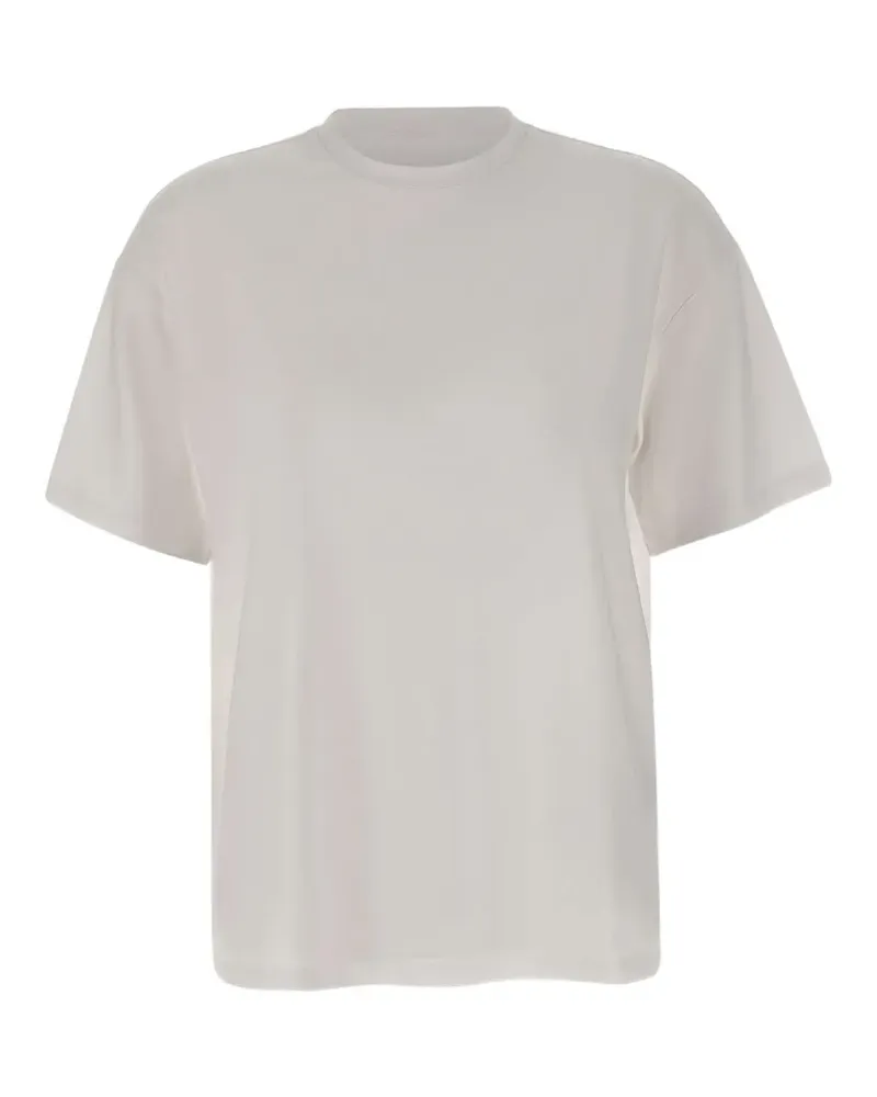 Liu Jo sheer-back crew-neck T-shirt - Weiß Weiß