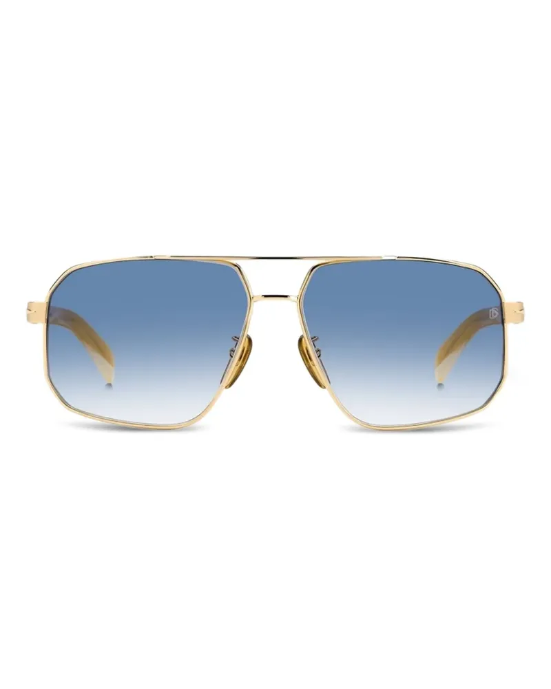 EYEWEAR by DAVID BECKHAM Getönte Pilotenbrille - Gold Gold