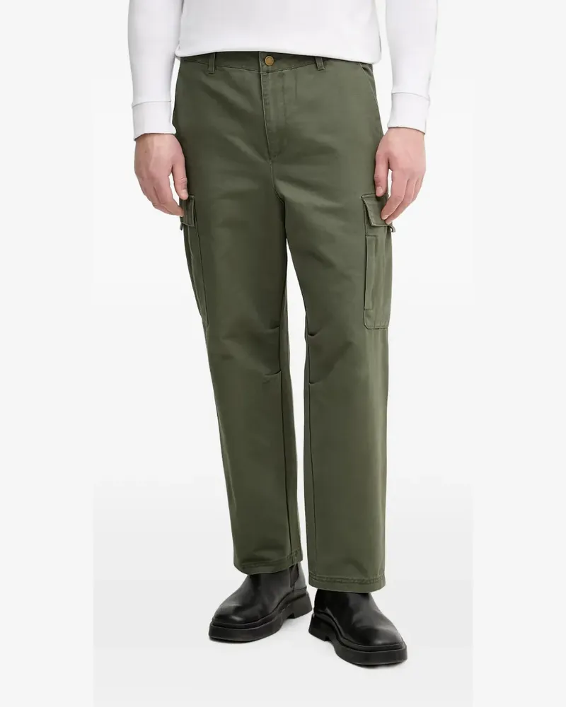 Benetton logo-patch cargo pants - Grün Grün