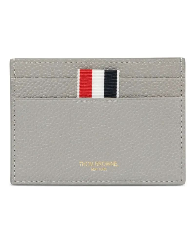 Thom Browne Kartenetui mit Ripsband - Grau Grau
