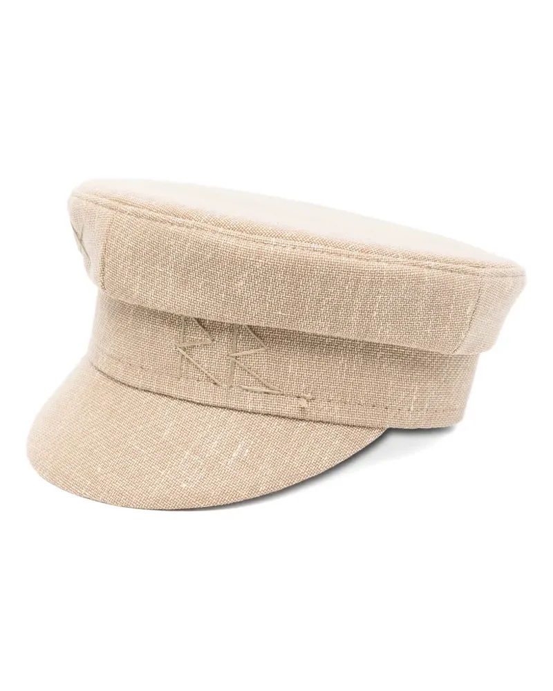 RUSLAN BAGINSKIY Hut mit Logo-Stickerei - Nude Nude