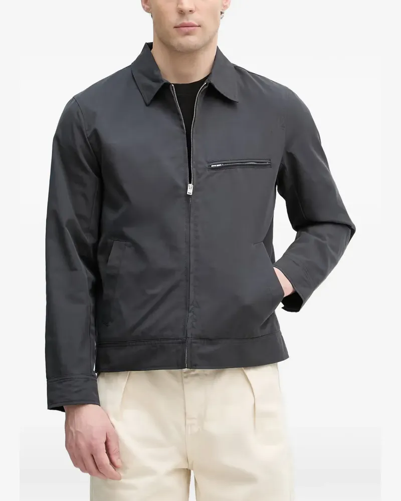 Lindbergh zip-up shirt jacket - Grau Grau