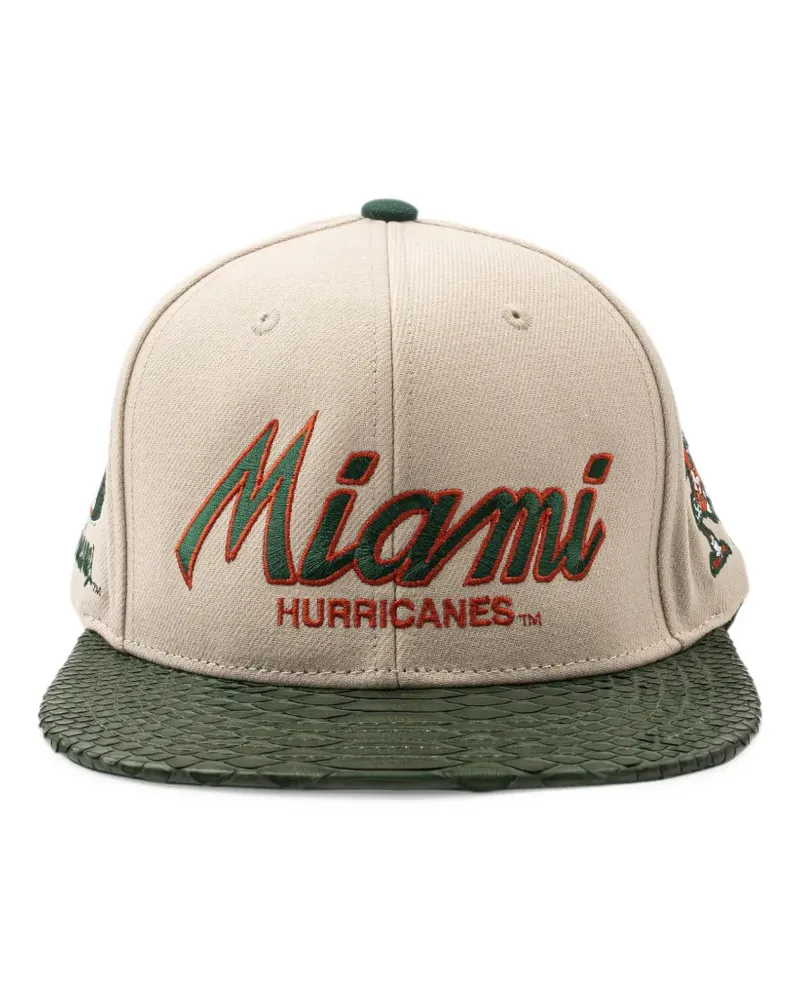 JUST DON Miami Hurricanes baseball cap - Nude Nude