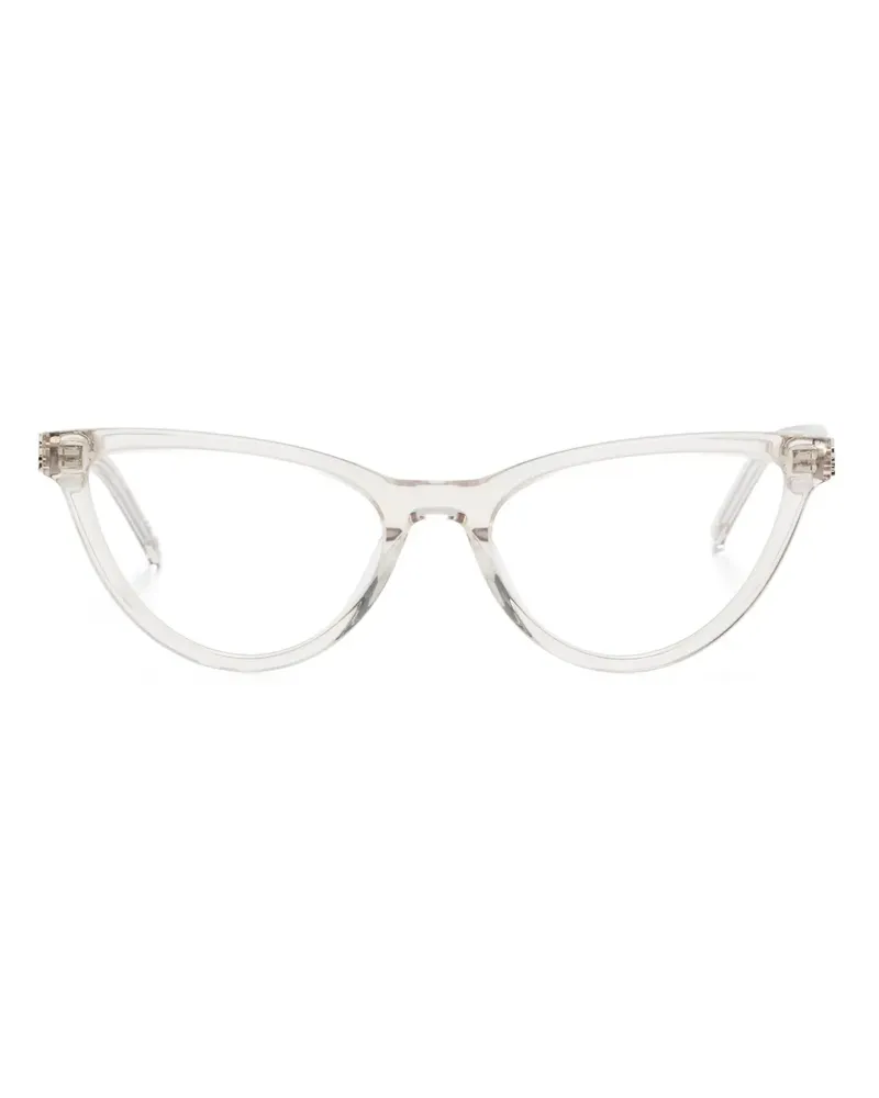 Saint Laurent Cat-Eye-Brille - Weiß Weiß