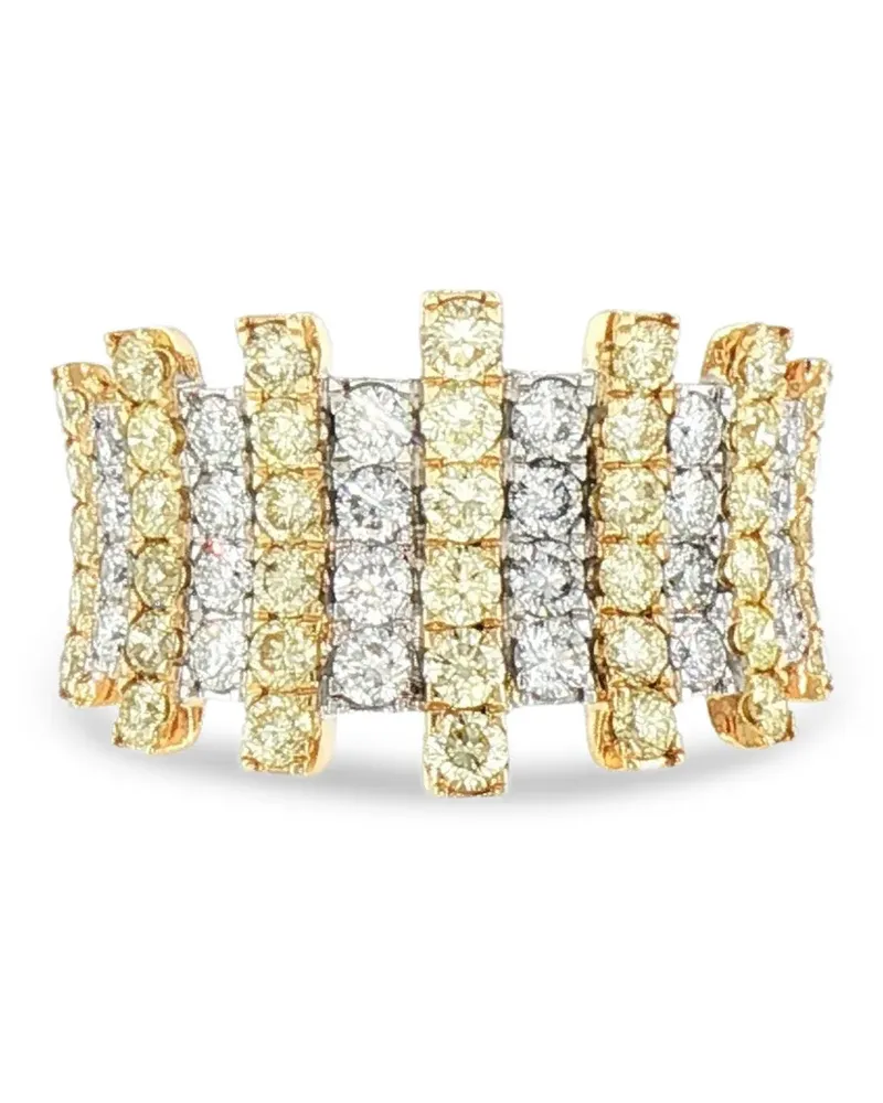 HYT Jewelry two-tone diamond ring - Silber Silber