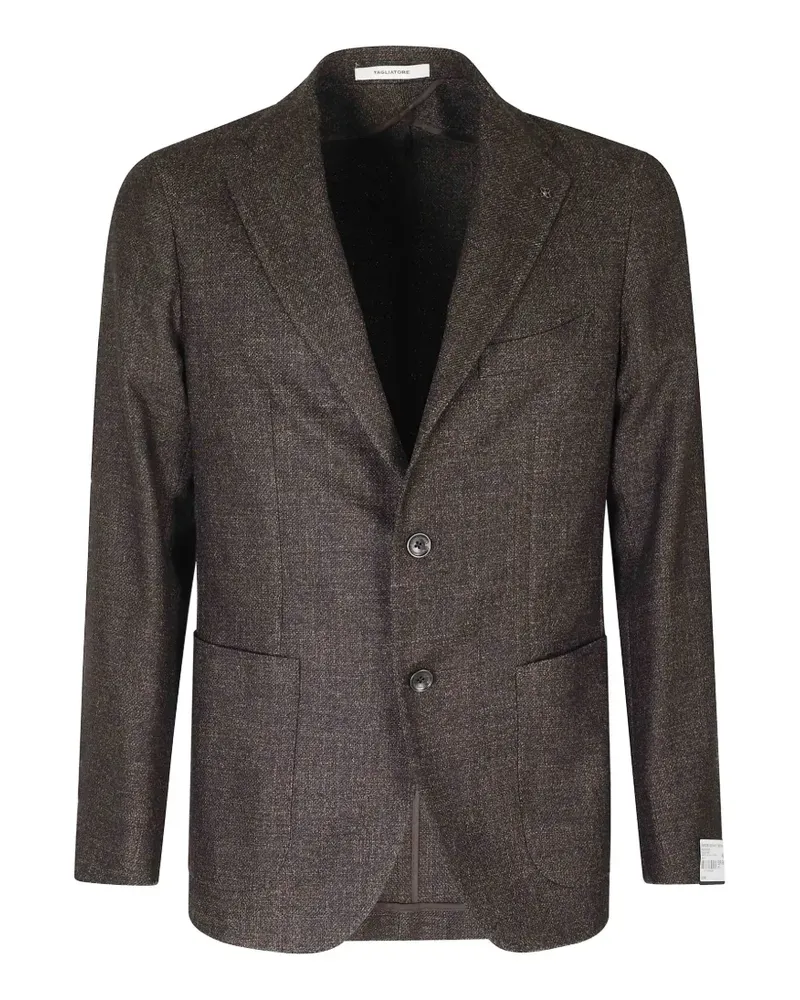 Tagliatore Einreihige Jacke - Braun Braun