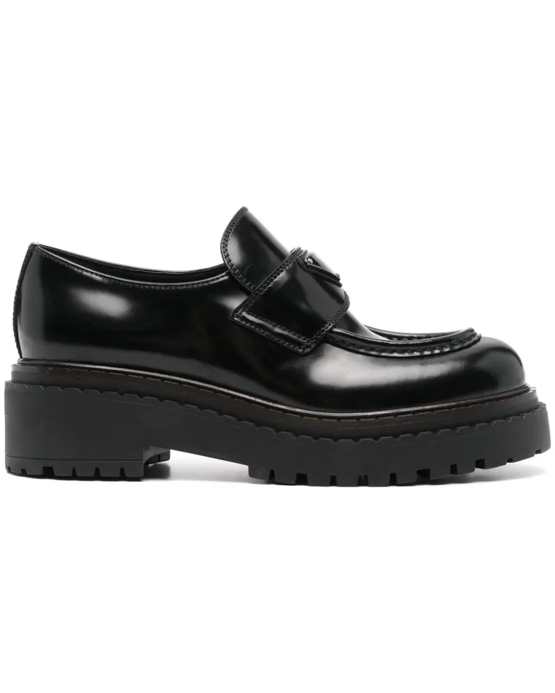 Prada Klassische Loafer - Schwarz Schwarz