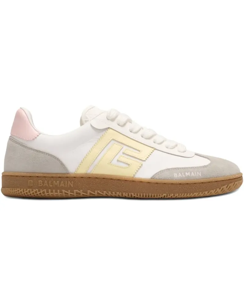 Balmain Swan Sneakers mit Logo-Detail - Weiß Weiß