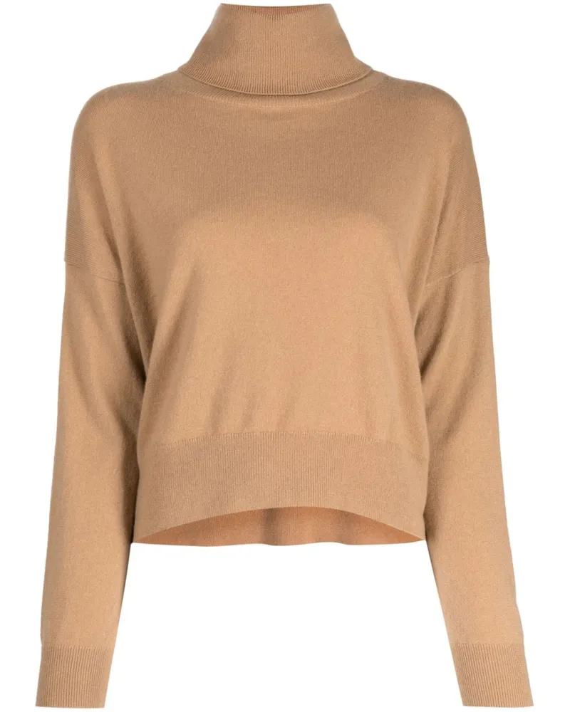 N.Peal Pullover mit Rollkragen - Braun Braun