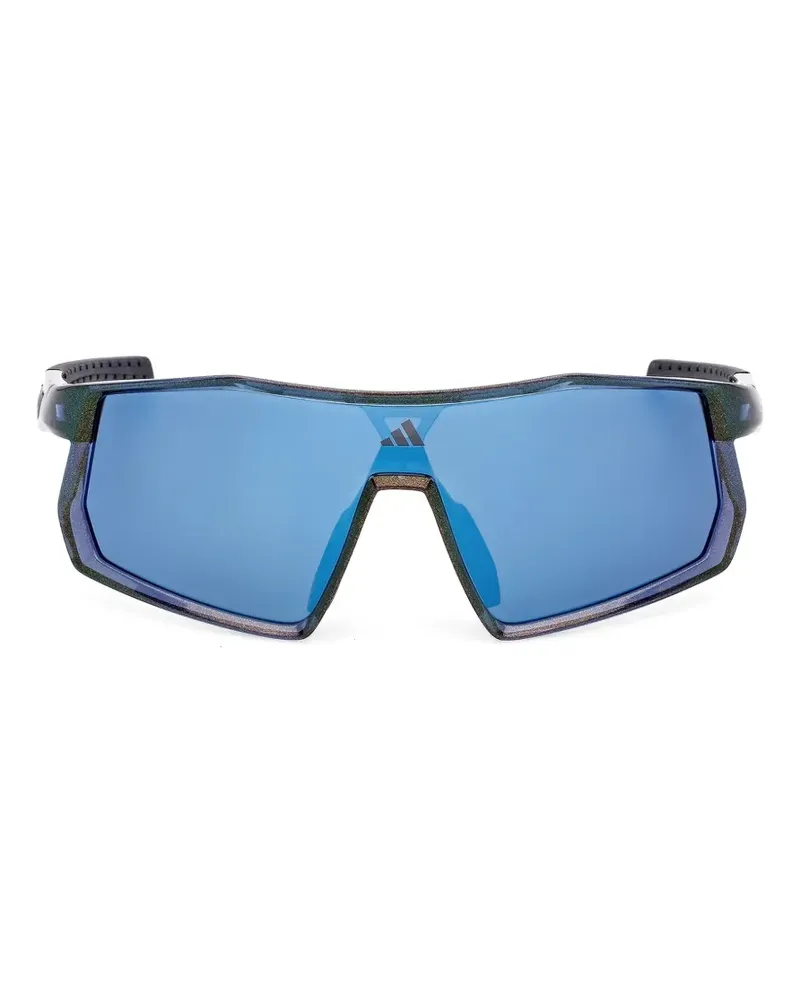 adidas Kentro S Sonnenbrille mit geometrischem Gestell - Blau Blau
