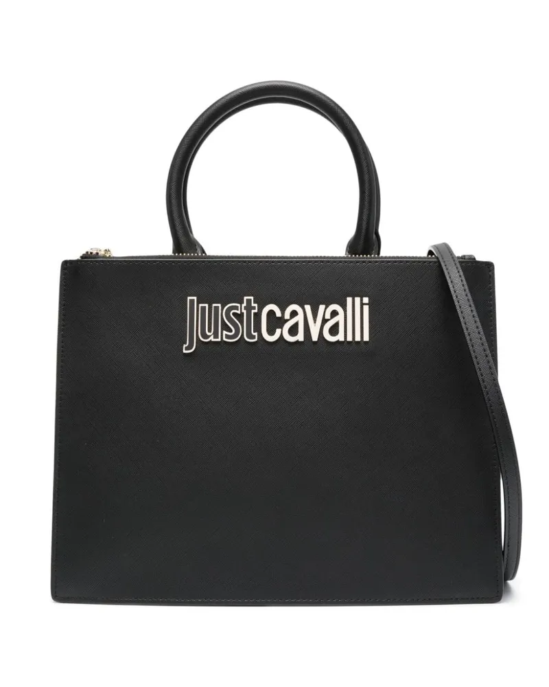 Just Cavalli Handtasche aus Faux-Leder Schwarz