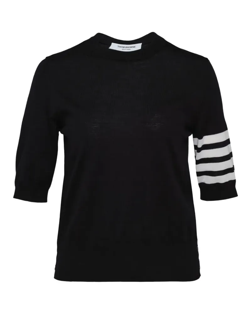 Thom Browne 4-Bar T-Shirt - Blau Blau