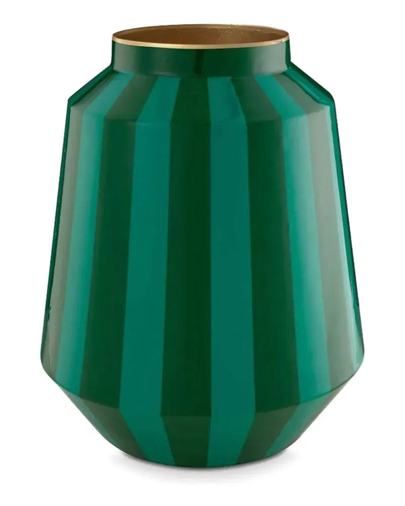 PiP Studio Gestreifte Vase - Grün Grün