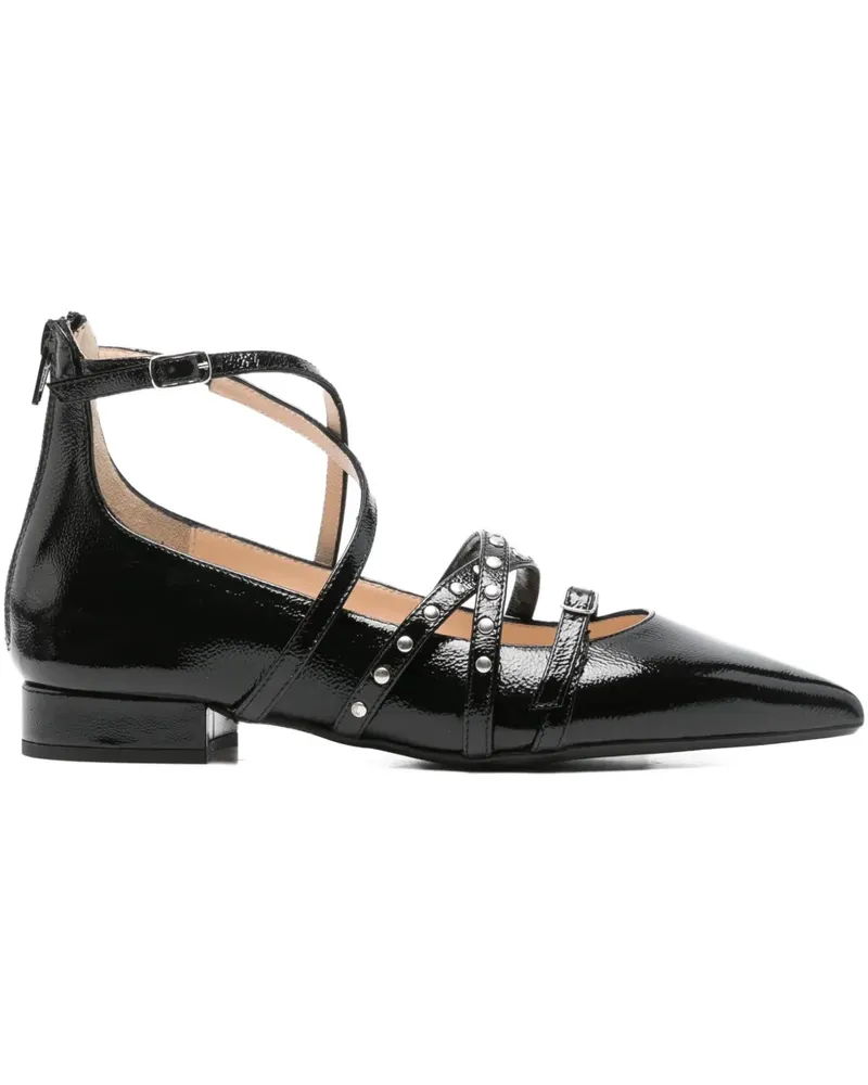 Anna F. Pumps mit Nieten - Schwarz Schwarz