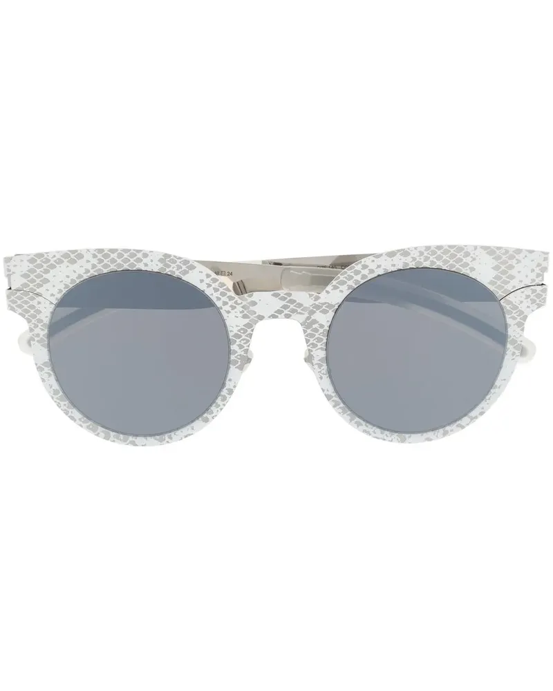 Mykita Sonnenbrille mit Print - Silber Silber