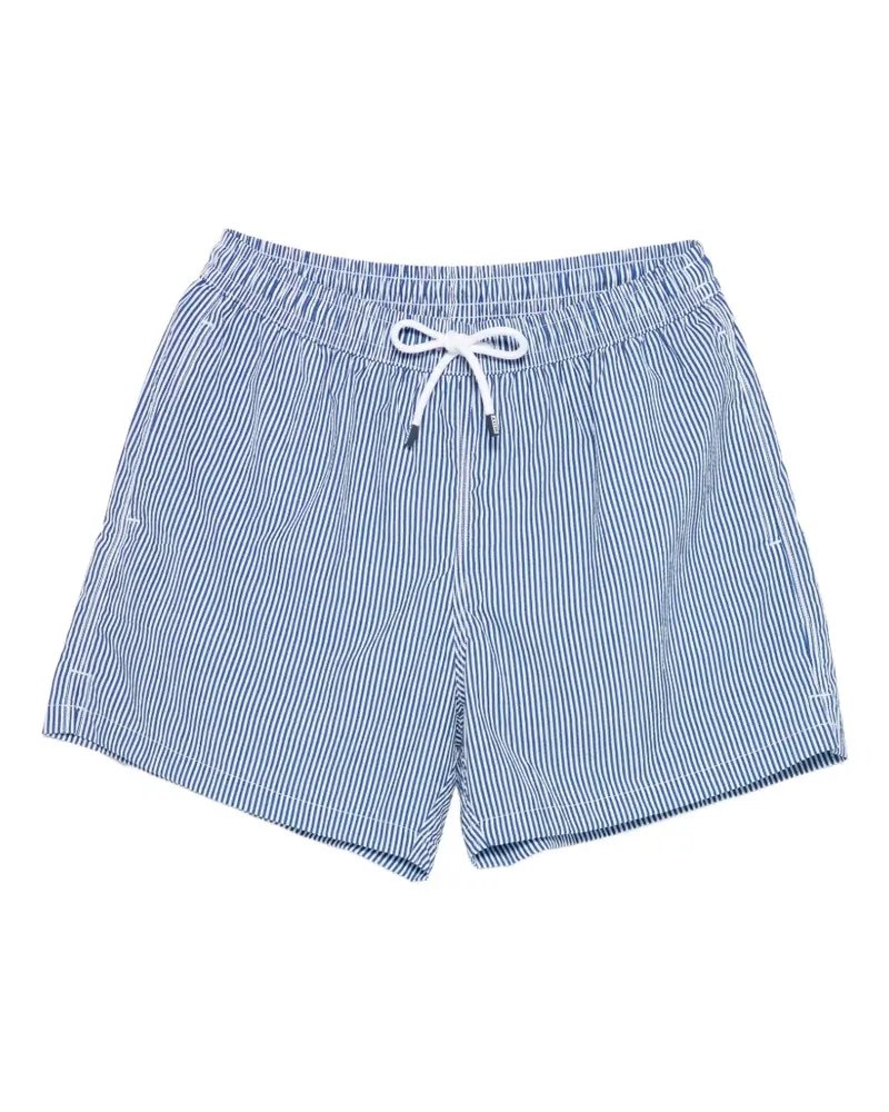 Fedeli Madeira striped swim shorts - Blau Blau