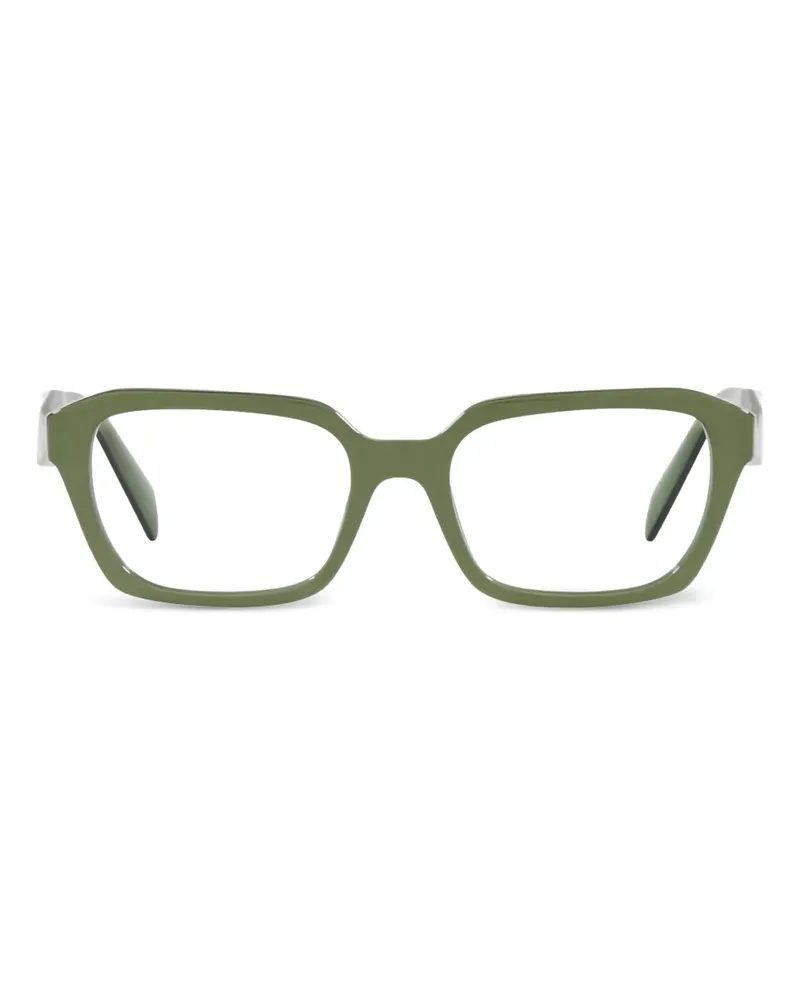 Prada Brille mit eckigem Gestell - Grün Grün