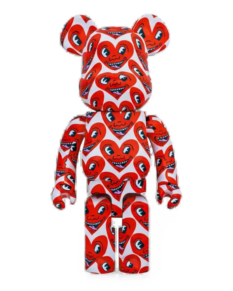 Medicom Toy x Keith Haring Be@rbrick 1000% Figur - Rot Rot