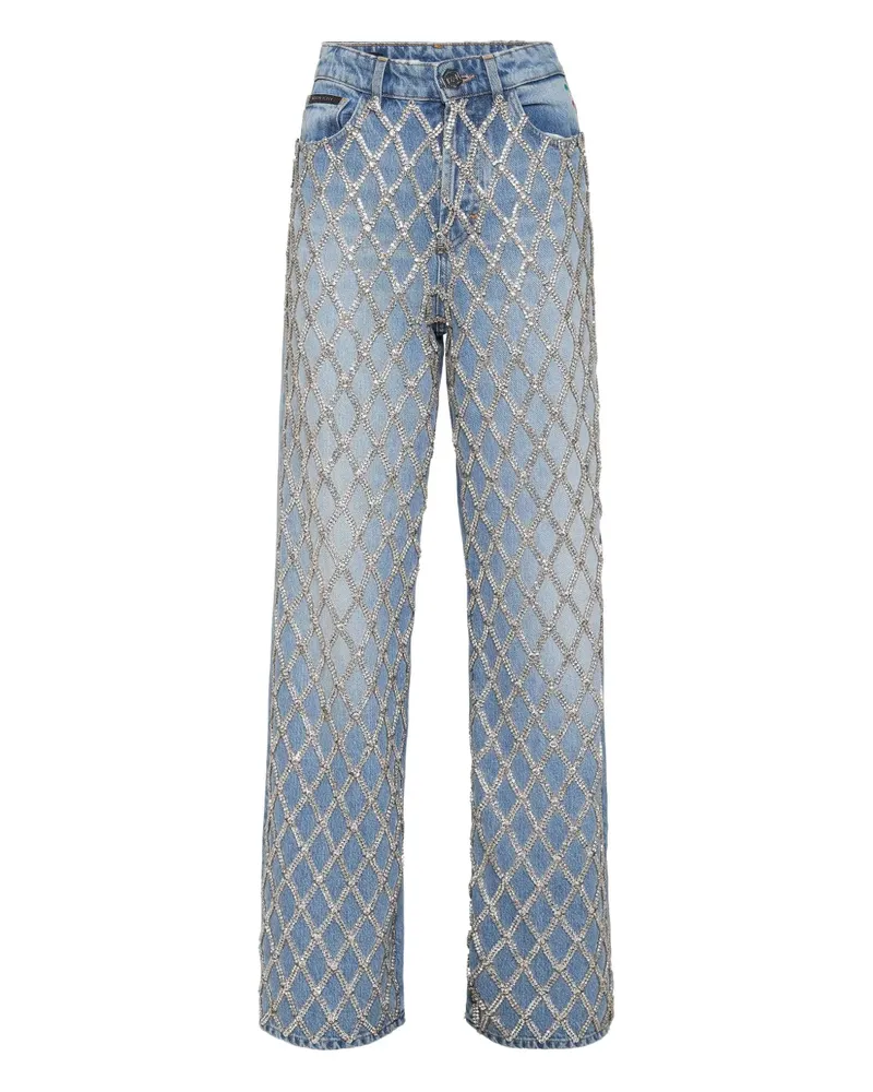 Philipp Plein Skater Jeans - Blau Blau