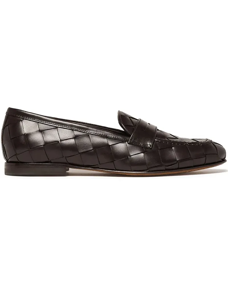 Scarosso Gewebte Valeria Loafer - Braun Braun