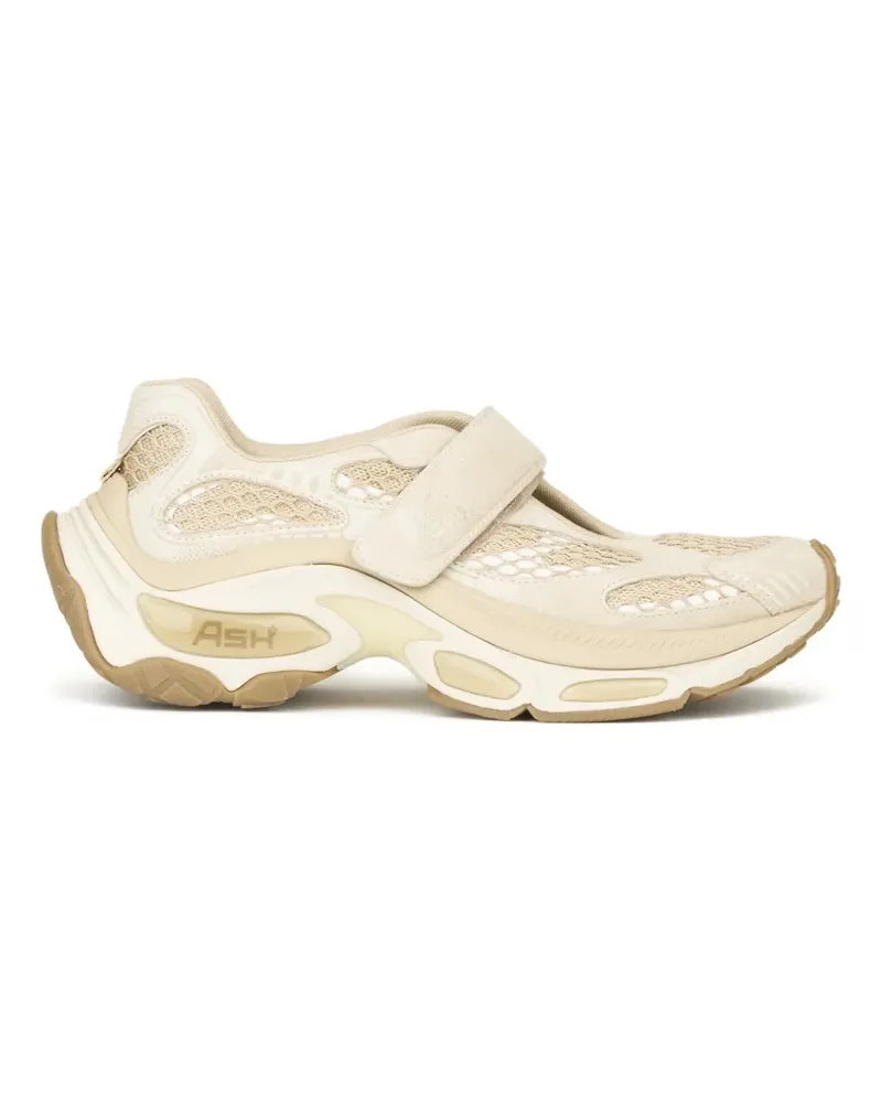 ash Drake Low-Top-Sneakers mit Logo-Patch - Nude Nude
